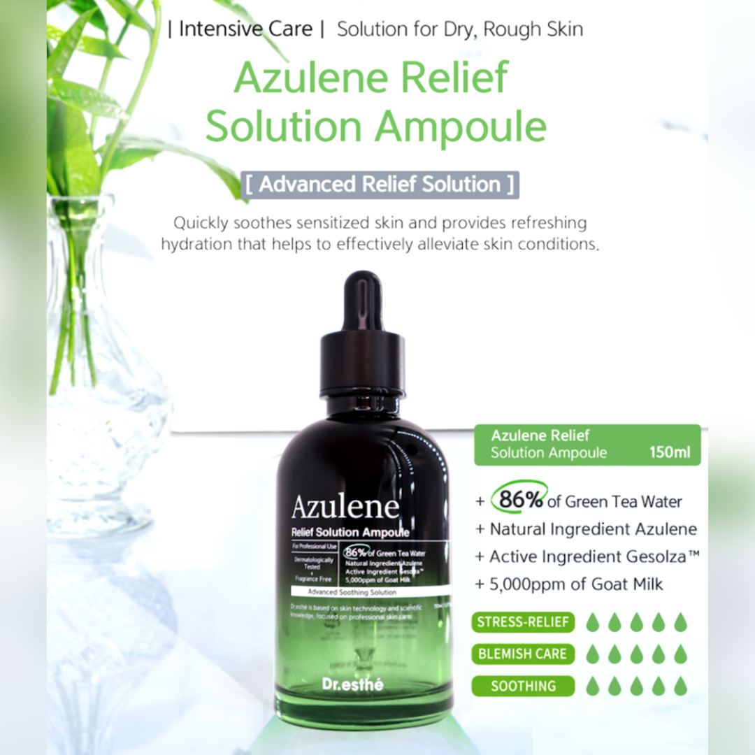 Dr esthé Auzulene Relief Solution description ingredients