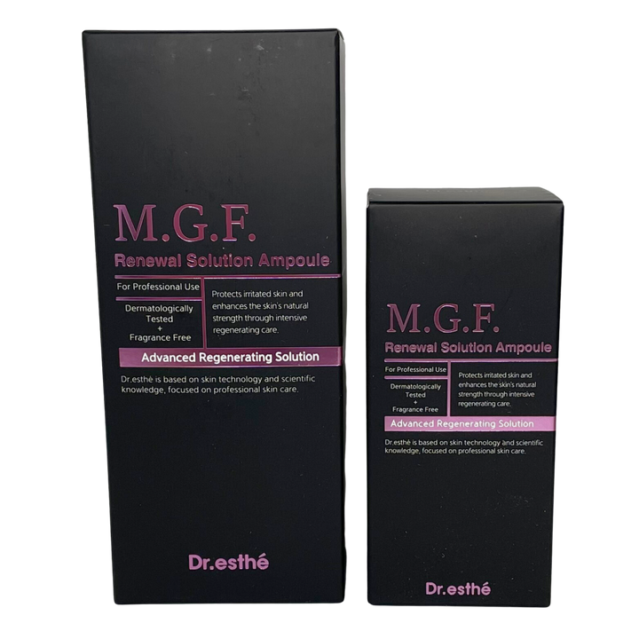 Dr Esthé MGF Renewal Solution boxes