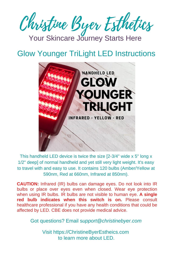 Glow Younger TriLight LED Device more info