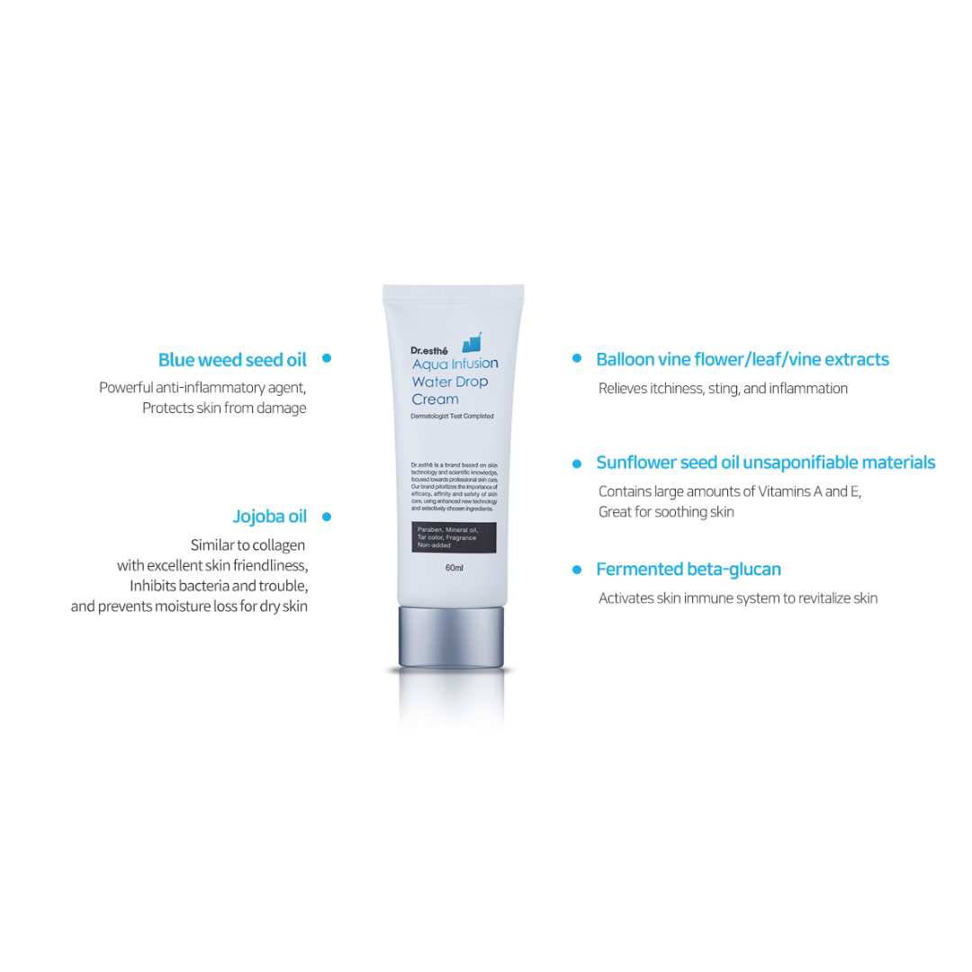 Dr Esthé Aqua Infusion Water Drop Cream ingredients