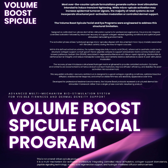 Volume Boost Spicule Facial Program