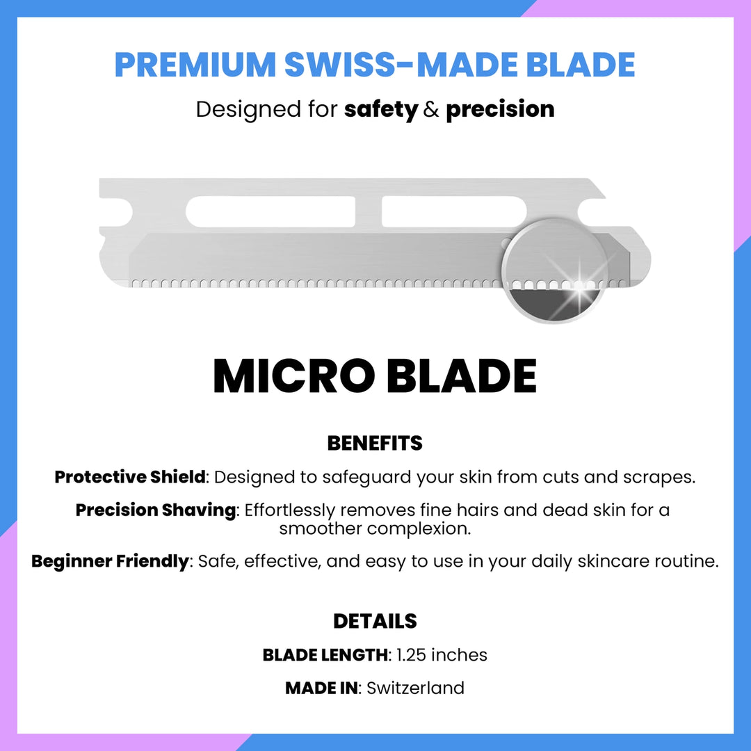 Jia Dermaplane Facial Metal Razor - Iridescent Night