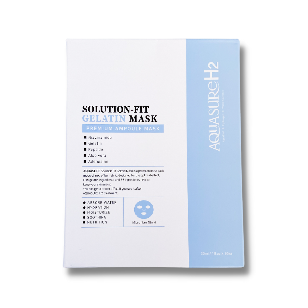 Solution-Fit Gelatin Mask (Aquasure H2 Treatment) Box of 10