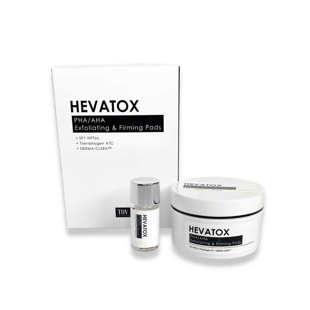 HEVATOX: Glowmax Daily Skin Renewal System - Exfoliating Pads front