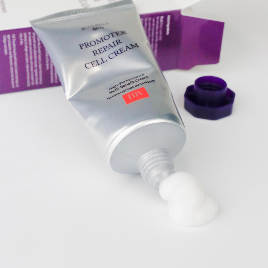 HOUSE OF PLLA® HOP+ Promoter Repair Cell Moisturizer - Dry/Normal 50mL showing cream